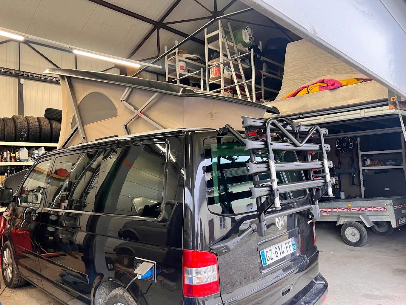 Furgoneta camper lista en taller camper Girona, lista para la aventura